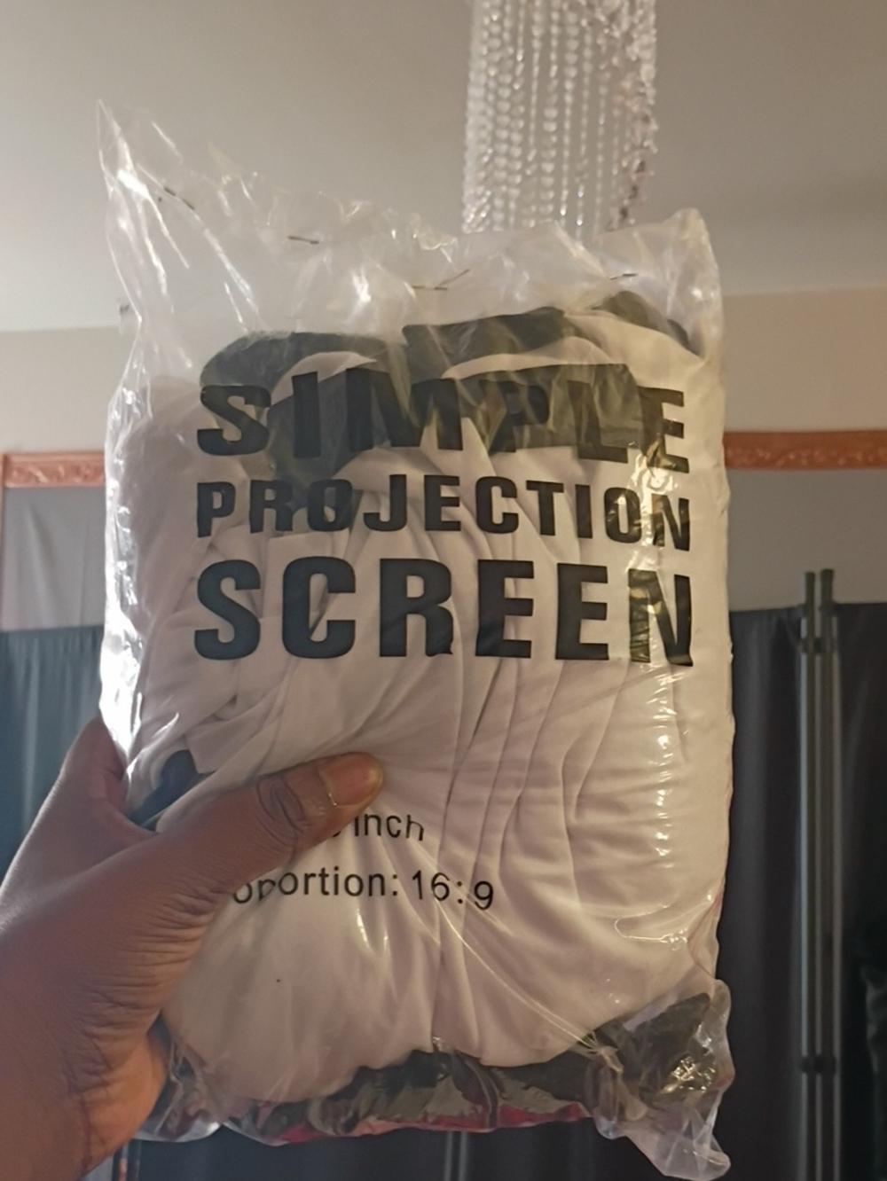 150 Inch Cloth Projection Projector Screen - Picture 4 of 4
